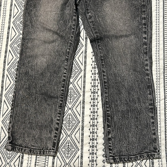 TIME & TRUE Acid Wash High Waisted Black Jeans Size 4 - Picture 3 of 4